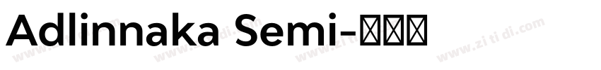Adlinnaka Semi字体转换